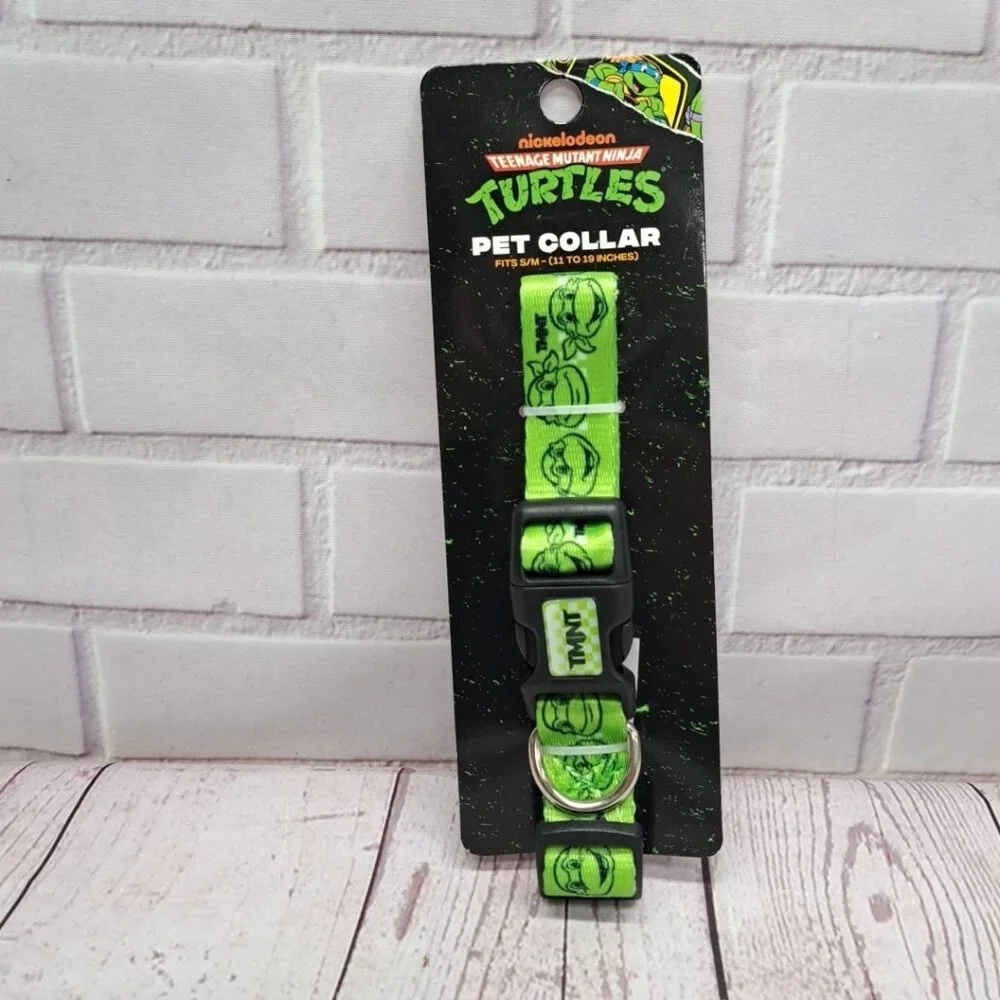 TMNT  Teenage Mutant Ninja‎ Turtles All Over Graphics Pet Collar S/M 11